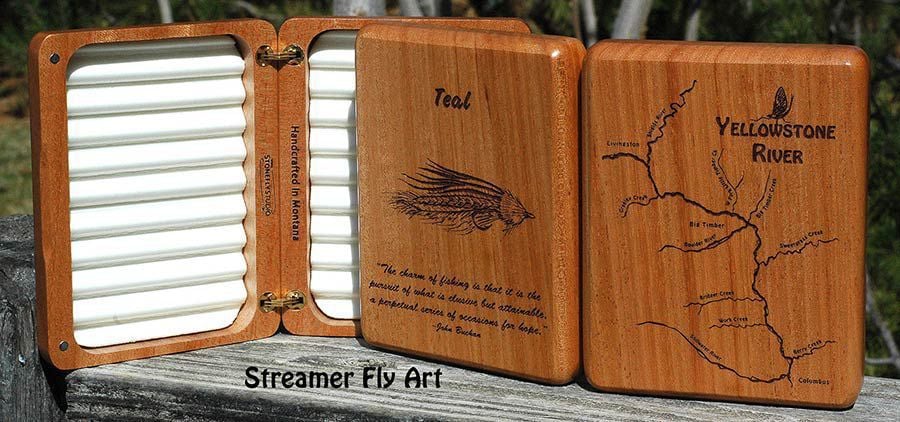 Fly fishing fly box